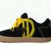 Flat SB Gamuza Negro Amarilla Suela Amarilla
