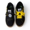 Flat SB Gamuza Negro Amarilla Suela Amarilla