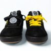 Flat SB Gamuza Negro Amarilla Suela Negra