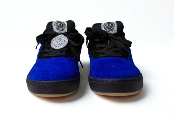Flat SB Gamuza Azul Negro Suela Negra