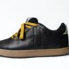 Flat SB Cuero Negro Suela Amarilla