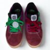 Gamuza Vinotinto/Morado/Verde Suela Amarilla