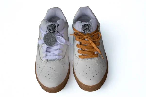 Talla-42-41-40-39-38-37-Ref-Flat-sb-3 Flat SB Cuero blanco/suela amarilla