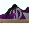ache foowear Flat SB Carnaza morado gris/suela amarilla
