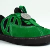 ache foowear Flat SB Carnaza verde negro//suela negra