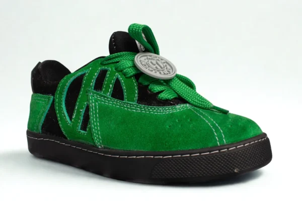 ache foowear Flat SB Carnaza verde negro//suela negra