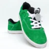 ache foowear Flat SB Carnaza verde/suela blanca